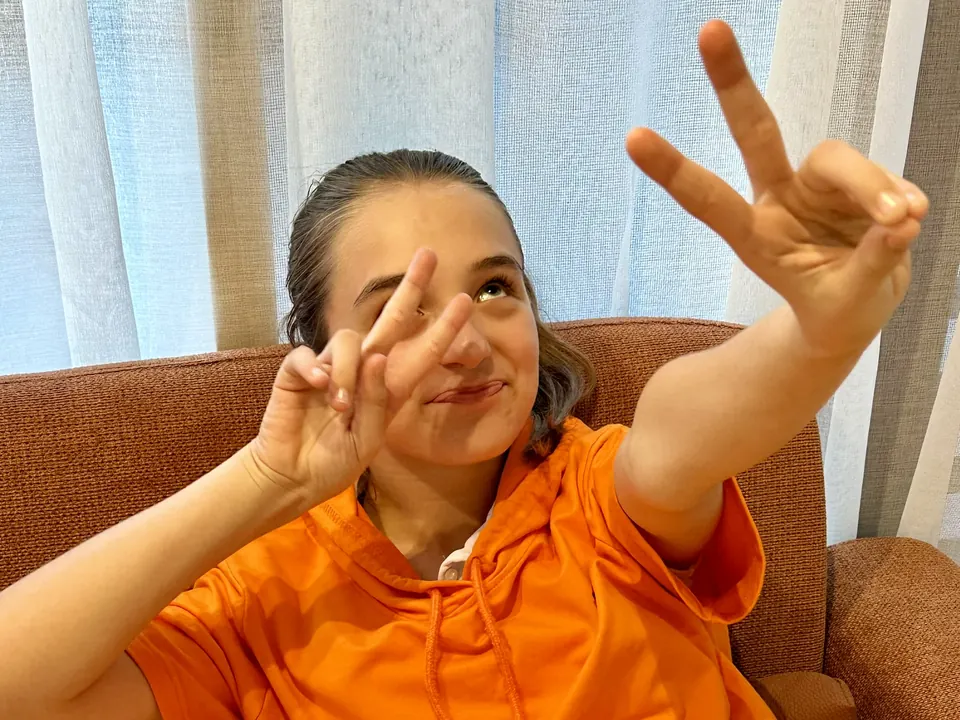 Manon Maindivide filming Escape from a Cardboard Prison - photo 1