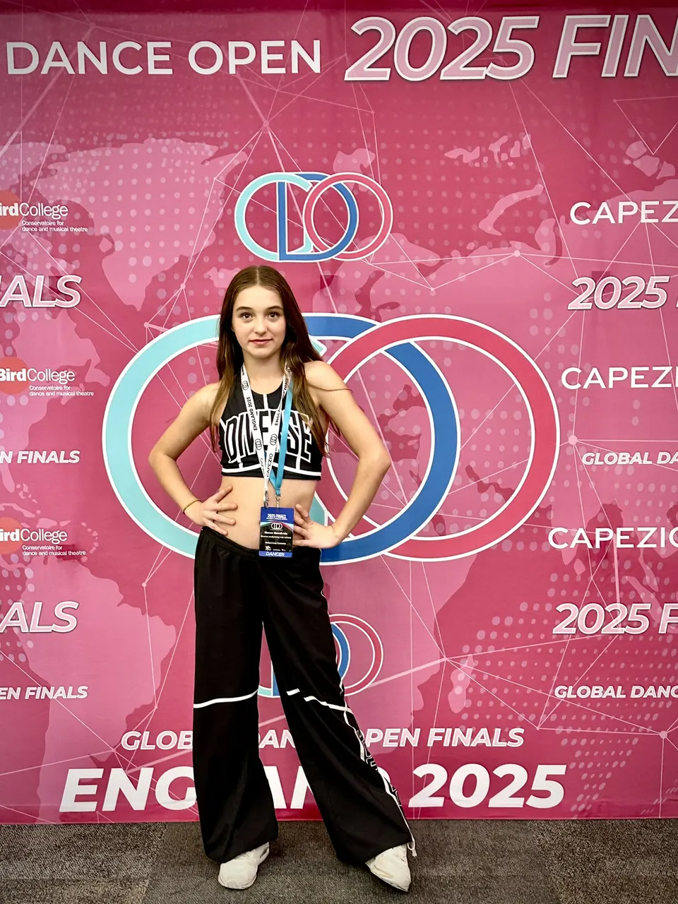 Manon Maindivide performing in Global Dance Open finale 2025 in Birmingham (2025)