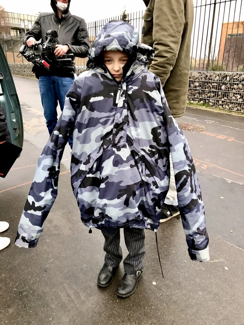 Manon Maindivide on the set of My Daughter, the Hero as La fille - photo 1