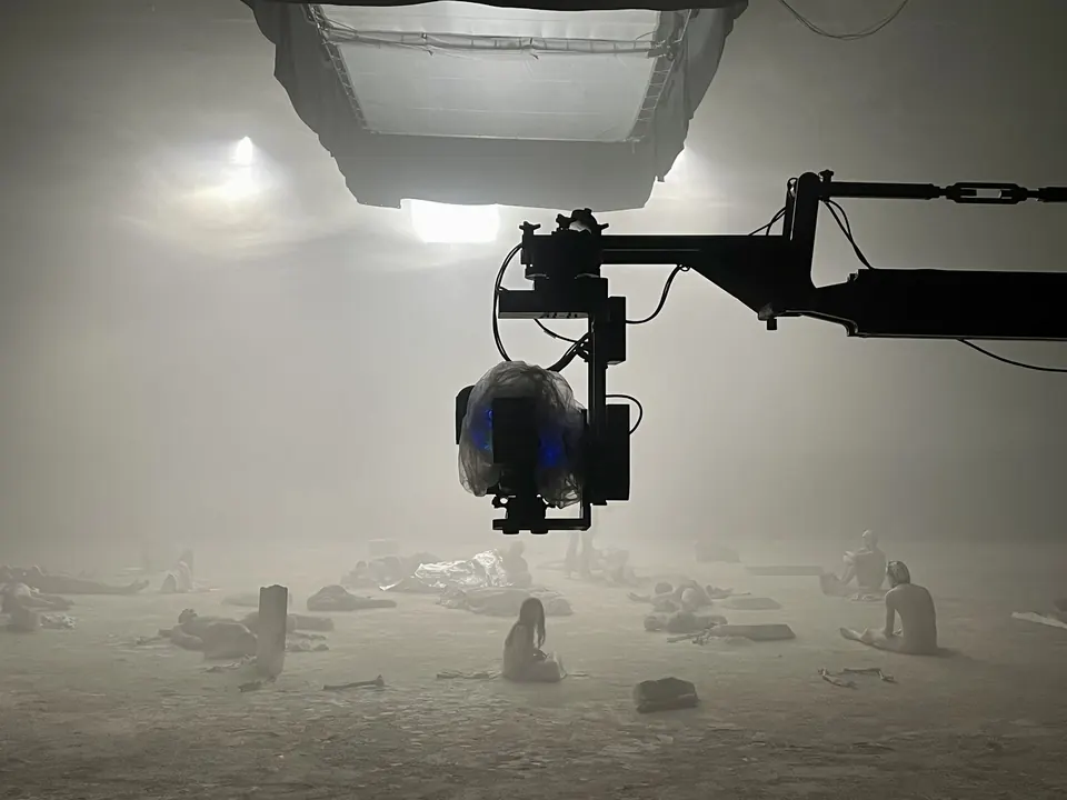 Manon Maindivide on the set of Pandemonium as Nina - photo 4