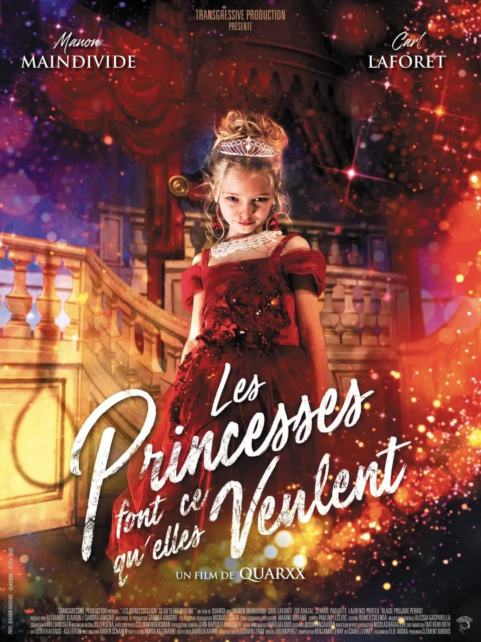 Manon Maindivide on the set of Princesses Do As They Please as Nina - lead role (2021)