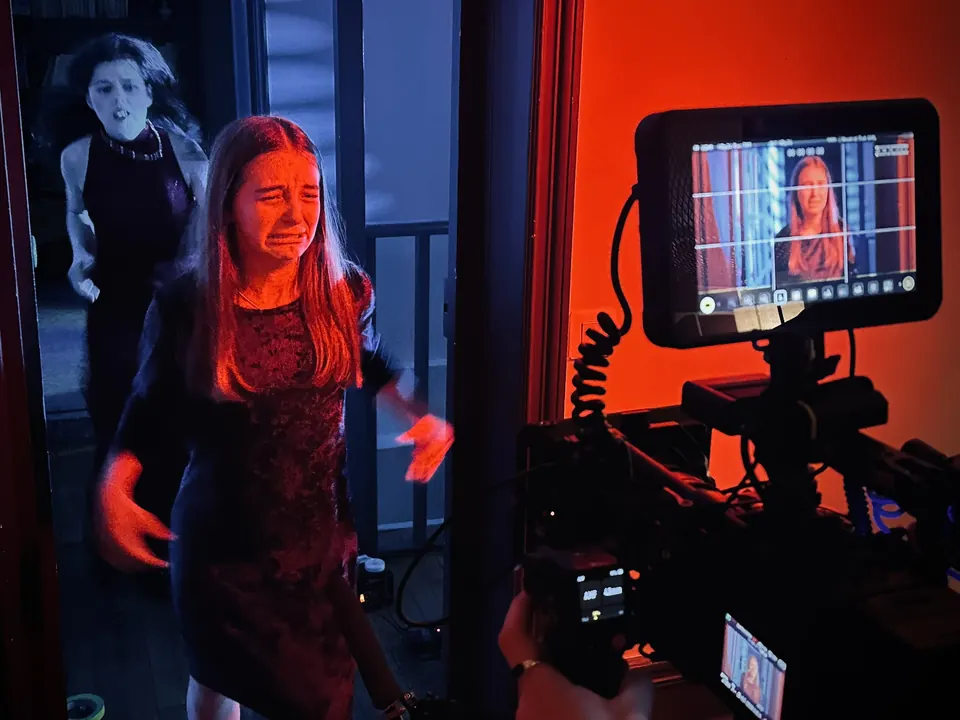 Manon Maindivide on the set of The Clockmaker as Anne - lead role - photo 2
