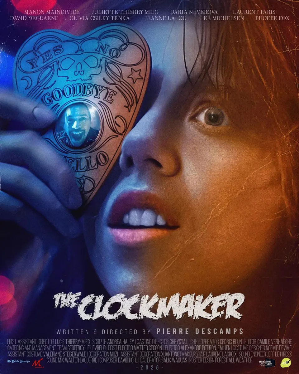 Manon Maindivide on the set of The Clockmaker as Anne - lead role (2026)