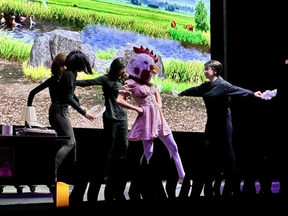 Manon Maindivide performing in The Witches as Lead ensemble - photo 1